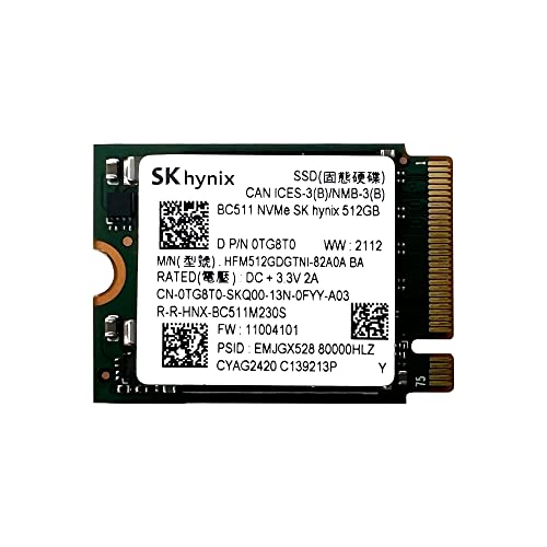 ますい品　SK Hynix BC511 512GB Amazon.com: SK hynix BC511 512GB M.2 2242 42mm NVMe PCIe Gen